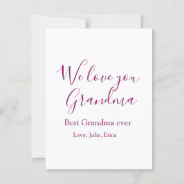 Beste Oma Ooit Grootouders Foto Cadeaus Classic Briefkaart