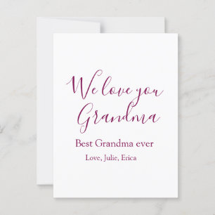 Beste Oma Ooit Grootouders Foto Cadeaus Classic Briefkaart