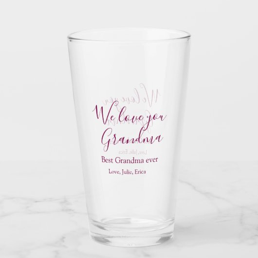 Beste Oma Ooit Grootouders Foto Cadeaus Classic Glas (Voorkant)