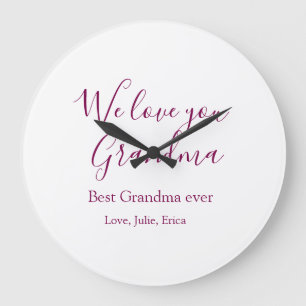 Beste Oma Ooit Grootouders Foto Cadeaus Classic Grote Klok