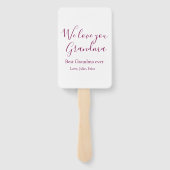 Beste Oma Ooit Grootouders Foto Cadeaus Classic Handwaaier (Achterkant)