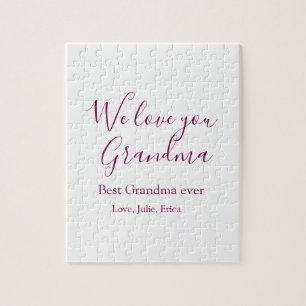 Beste Oma Ooit Grootouders Foto Cadeaus Classic Legpuzzel