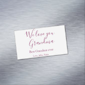 Beste Oma Ooit Grootouders Foto Cadeaus Classic Magnetisch Visitekaartje (Voorbeeld)