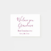 Beste Oma Ooit Grootouders Foto Cadeaus Classic Post-it® Notes (Voorkant)