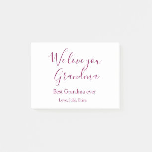 Beste Oma Ooit Grootouders Foto Cadeaus Classic Post-it® Notes