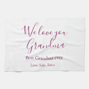Beste Oma Ooit Grootouders Foto Cadeaus Classic Theedoek