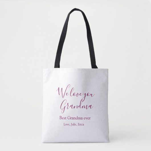 Beste Oma Ooit Grootouders Foto Cadeaus Classic Tote Bag (Voorkant)