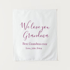 Beste Oma Ooit Grootouders Foto Cadeaus Classic Wandkleed