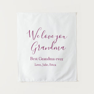 Beste Oma Ooit Grootouders Foto Cadeaus Classic Wandkleed