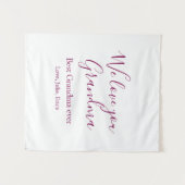 Beste Oma Ooit Grootouders Foto Cadeaus Classic Wandkleed (Voorkant (horizontaal))