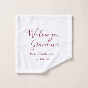 Beste Oma Ooit Grootouders Foto Cadeaus Classic Washandje
