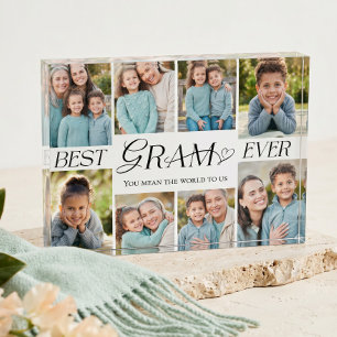 Beste oma ooit hart familie foto collage aandenken