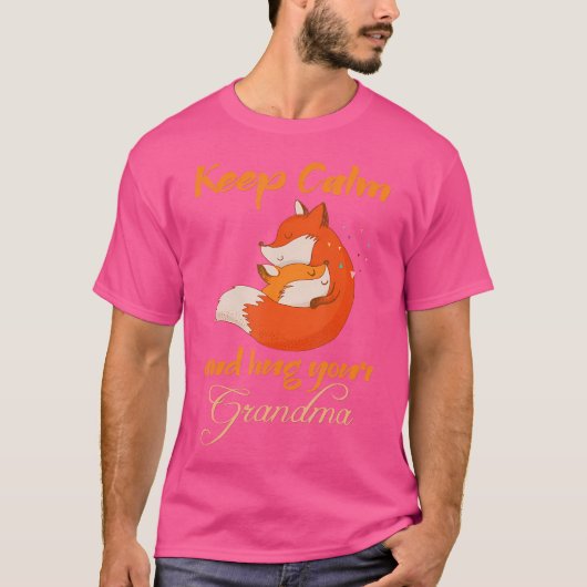 Beste oma ooit kalm houden Knuffel je oma Schattig T-shirt (Voorkant)