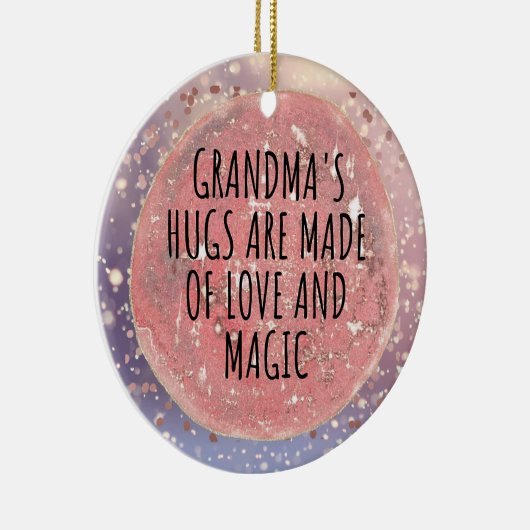 Beste oma ooit keramisch ornament (Rechts)