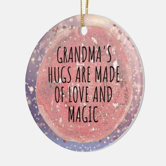 Beste oma ooit keramisch ornament (Links)