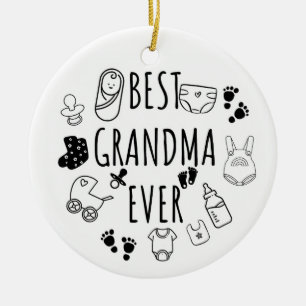 Beste oma ooit keramisch ornament