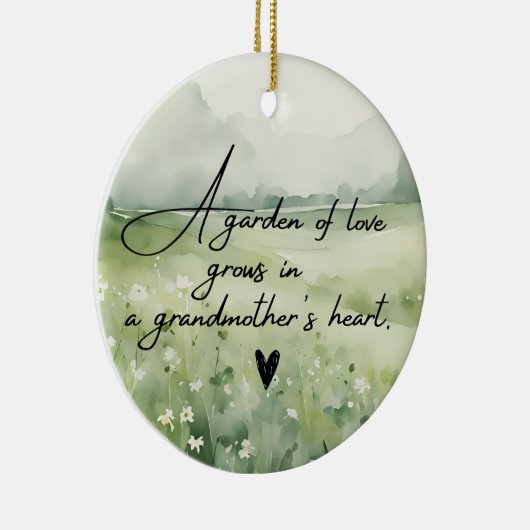 Beste oma ooit keramisch ornament (Rechts)