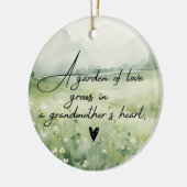 Beste oma ooit keramisch ornament (Links)