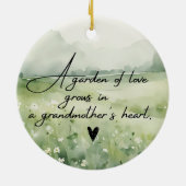 Beste oma ooit keramisch ornament (Achterkant)