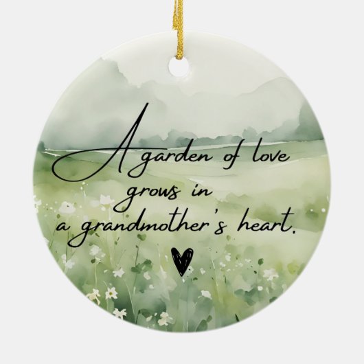 Beste oma ooit keramisch ornament (Achterkant)