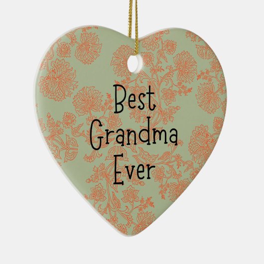 Beste oma ooit keramisch ornament (Rechts)