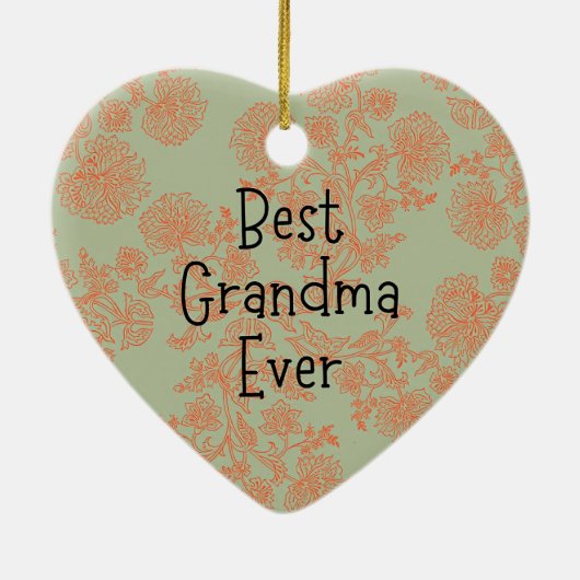 Beste oma ooit keramisch ornament (Achterkant)