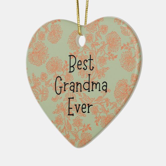 Beste oma ooit keramisch ornament (Links)