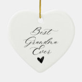 Beste oma ooit keramisch ornament (Achterkant)