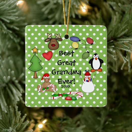 Beste Oma Ooit Kerst Ornament (Boom)