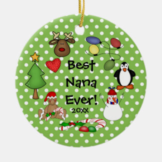 Beste oma ooit kerstornament keramisch ornament