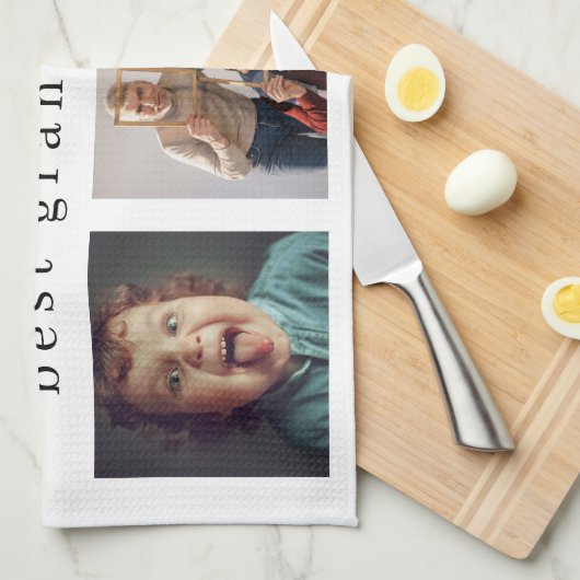 Beste oma ooit keukenhanddoeken (Quarter Fold)