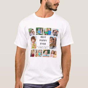 Beste Oma Ooit KleinKinderen 10 Foto Collage T-shirt