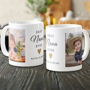 Beste oma ooit kleinkinderen 2 foto aandenken koffiemok