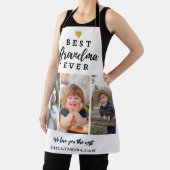 Beste oma ooit kleinkinderen 3 foto collage schort (Insitu)