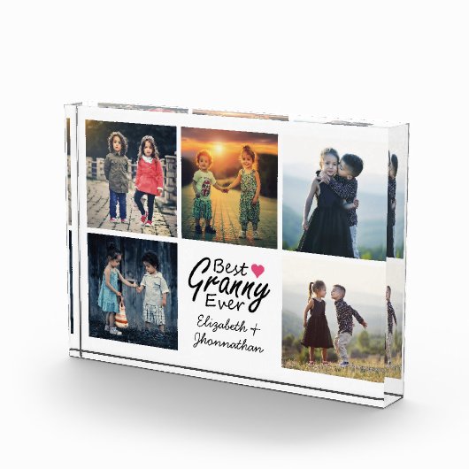 Beste oma ooit kleinkinderen foto collage cadeau (Rechts)