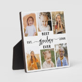 Beste oma ooit - Kleinkinderen Fotocollage Fotoplaat (Voorkant)