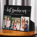 Beste oma ooit - Kleinkinderen Fotocollage Fotoplaat<br><div class="desc">Vier de "beste oma ooit" met deze gepersonaliseerde kleinkinderen Fotocollage Plaque. Dit hartverwarmende geschenk heeft een prachtig gerangschikte collage van gekoesterde foto's die speciale momenten vastleggen, aangevuld met een liefdevolle boodschap. Gemaakt van hoogwaardige materialen met een strakke afwerking, is het ideaal om thuis als een gekoesterde aandenken weer te geven....</div>
