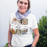 Beste oma ooit - Kleinkinderen Fotocollage T-shirt<br><div class="desc">Vier de "Beste Oma Ooit" met dit gepersonaliseerde Kleinkinderen Fotocollage T-shirt. Dit doordachte geschenk heeft een prachtig gerangschikte collage van gekoesterde foto's die speciale momenten vastleggen, aangevuld met een liefdevolle boodschap. Gemaakt van zachte en duurzame stof, biedt het zowel comfort als stijl. Het aangepaste ontwerp zorgt voor levendige, duidelijke prints...</div>