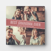 Beste oma ooit | Kleurblok Fotocollage Fotoplaat (Voorkant)
