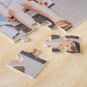 Beste oma ooit | Kleurblok Fotocollage Legpuzzel (Zijkant)