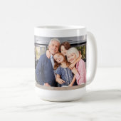 Beste oma ooit met Afbeelding | Aangepaste tekstko Koffiemok (Voorkant rechts)