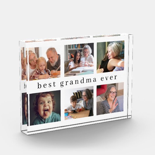 Beste oma ooit | Modern collage fotoblok (Links)