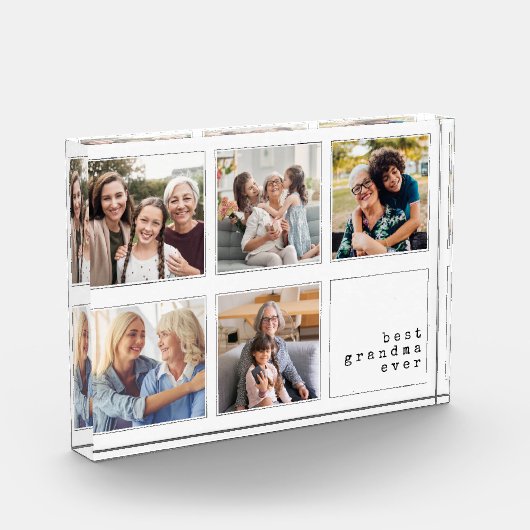 Beste oma ooit | Moderne collage Fotoblokken (Links)