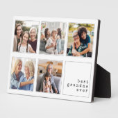 Beste oma ooit | Moderne collage Fotoplaat (Zijkant)