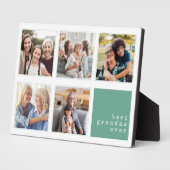 Beste oma ooit | Moderne collage Fotoplaat (Zijkant)