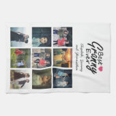 Beste Oma Ooit Moderne Oma Fotocollage Naam Theedoek (Horizontaal)