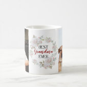 Beste oma ooit Moederdag fotocollage Magische Mok (Center)