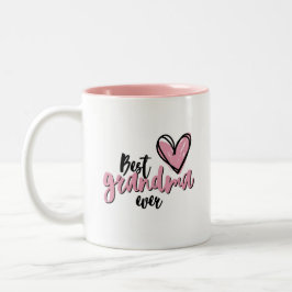 'Beste oma ooit' Moederdag verjaardag cadeau Tweekleurige Koffiemok