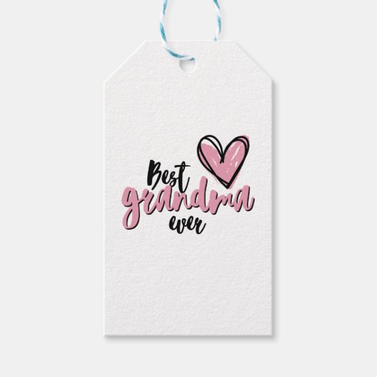'Beste oma ooit' Moederdag verjaardagscadeau Cadeaulabel (Voorkant)