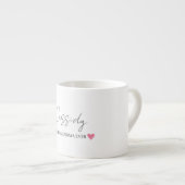 Beste oma ooit Monogram | Aangepaste espresso-Mok Espresso Kop (Voorkant rechts)